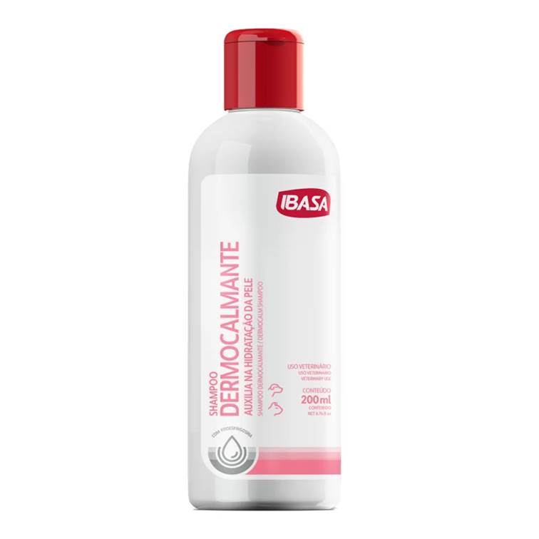 Shampoo Dermocalmante Ibasa para Cães e Gatos 200ml