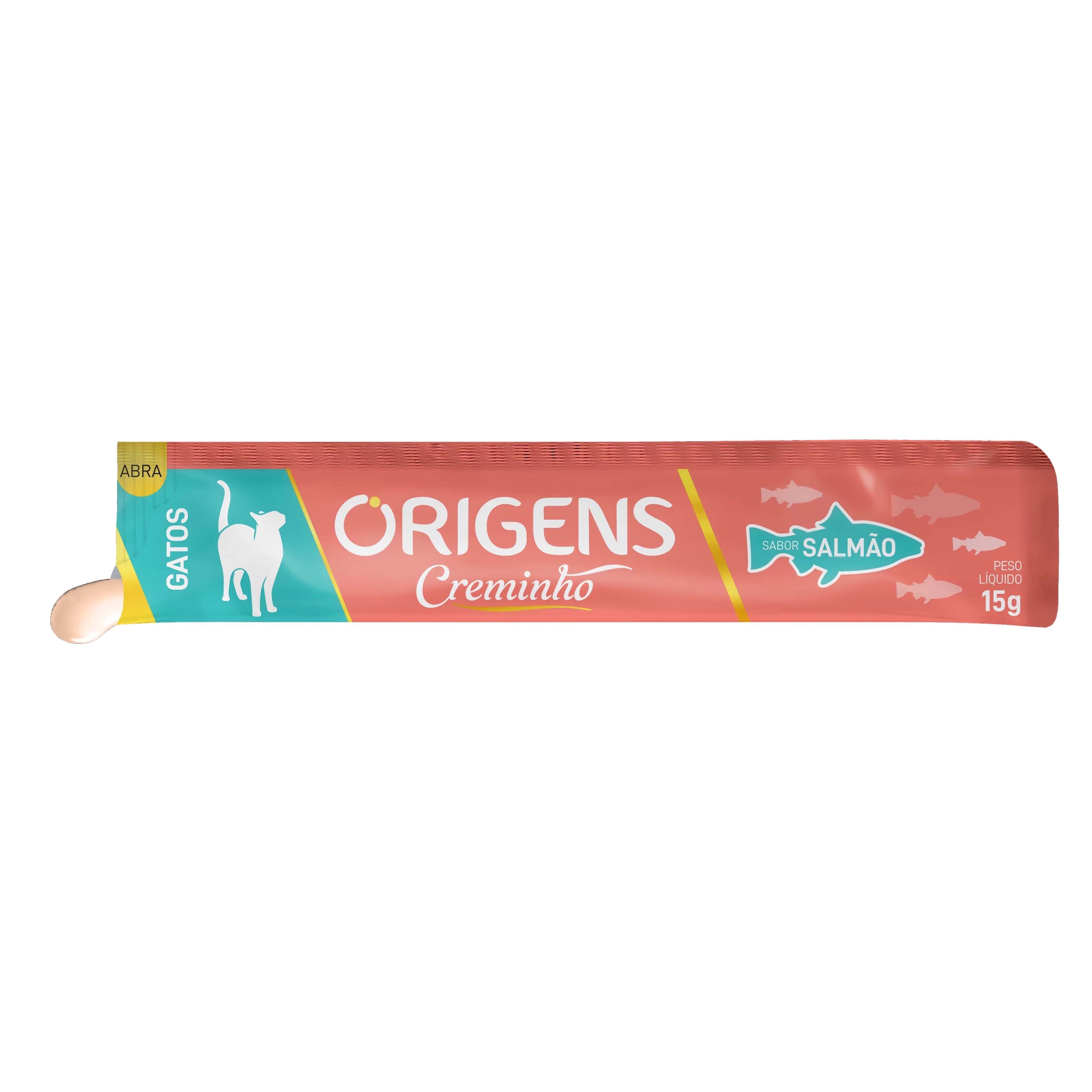 Snack para Gatos Origens Creminho Salmão 60g