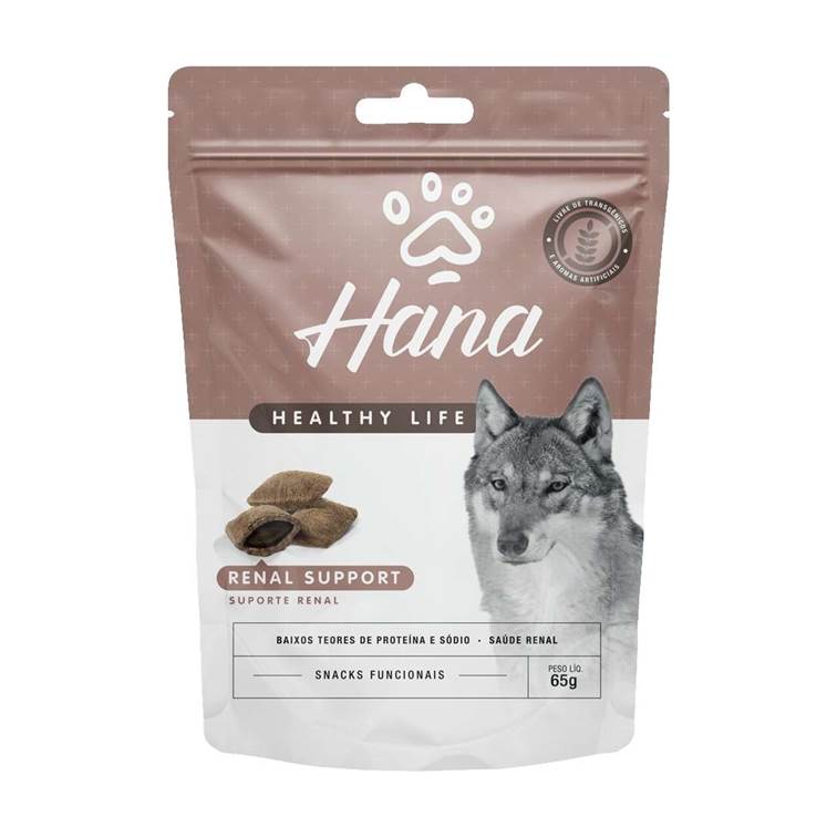 Snacks Hana Nuggets Suporte Renal para Cães 65g