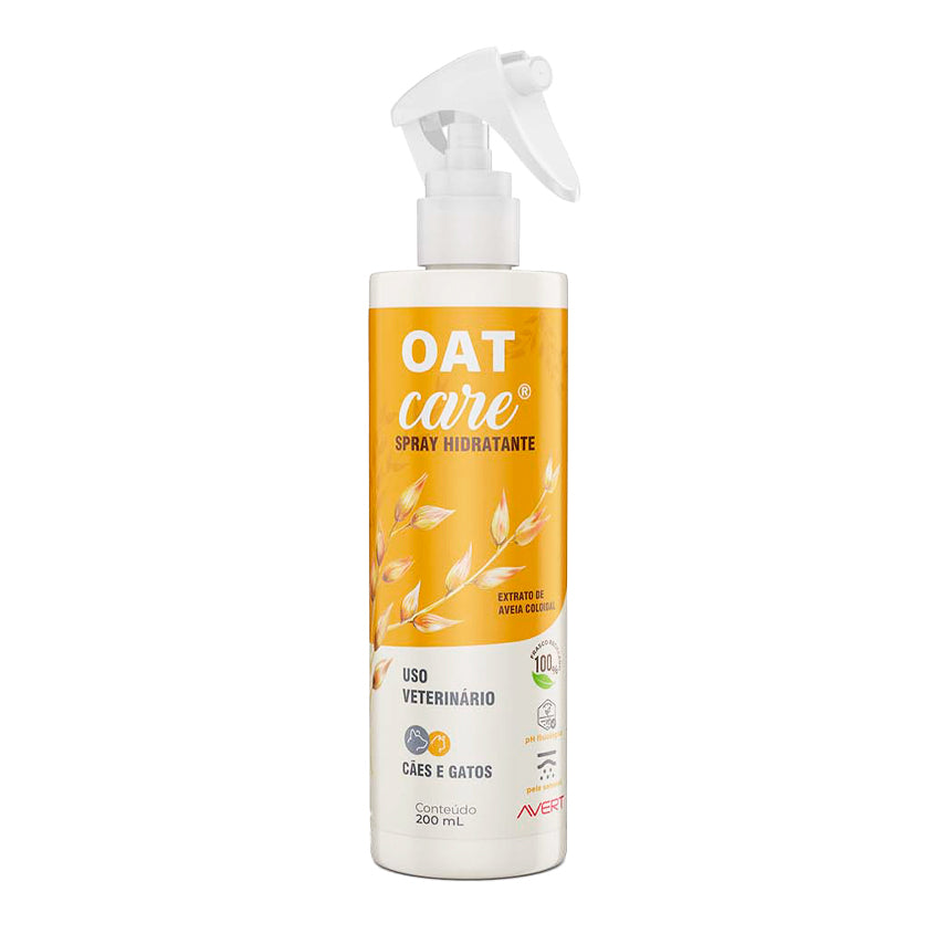 Spray Hidratante Oat Care Avert para Cachorros e Gatos 200ml