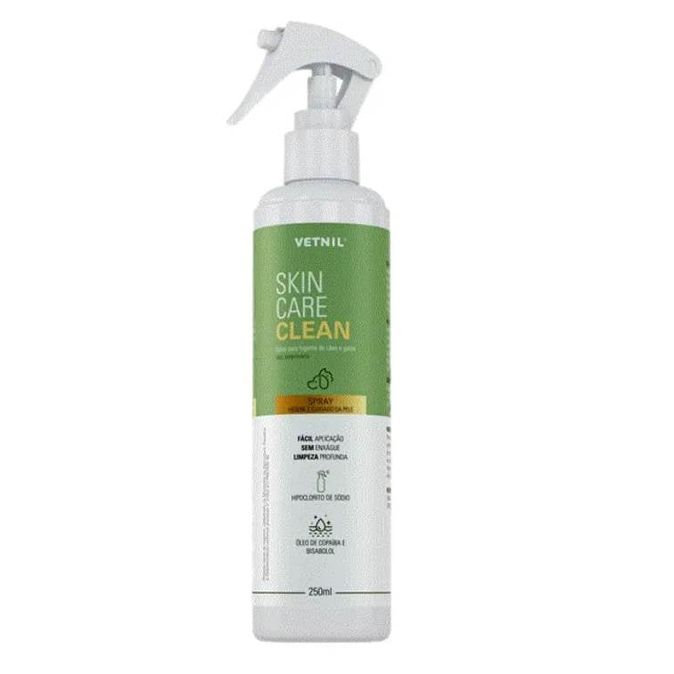 Spray Vetnil Skin Care Clean 250ml