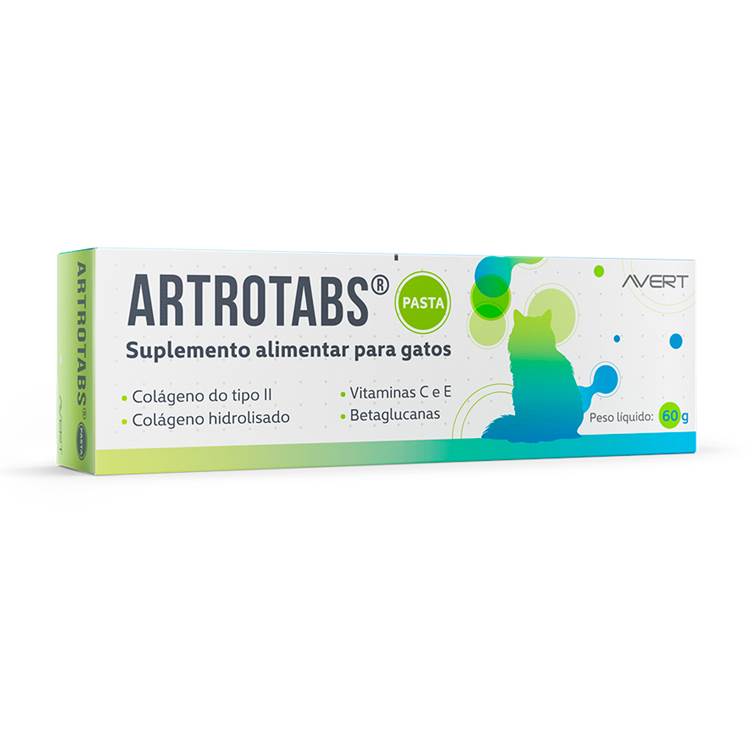 Suplemento Alimentar Avert Artrotabs para Gatos Pasta 60g