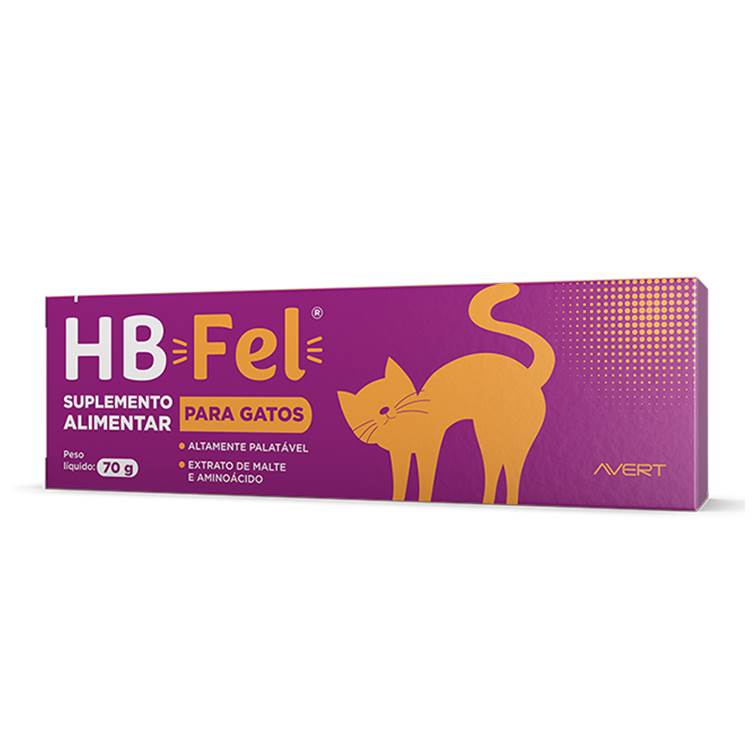 Suplemento Alimentar para Gatos Avert HB Fel Pasta 70g