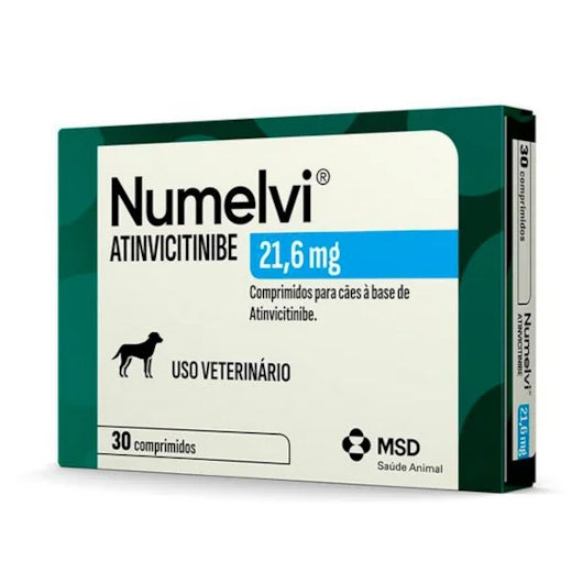 Tratamento de Coceira para Cachorros Numelvi 21,6 mg 30 Comprimidos