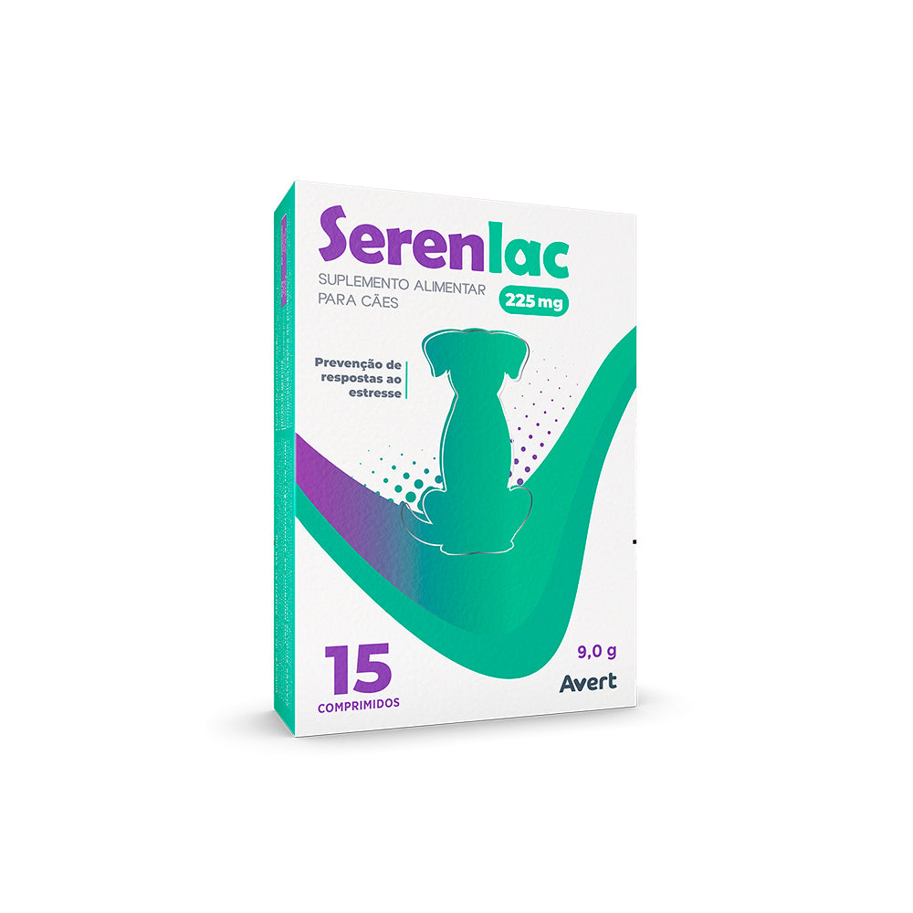 Suplemento para Cachorro Serenlac 255mg Avert 15 comprimidos