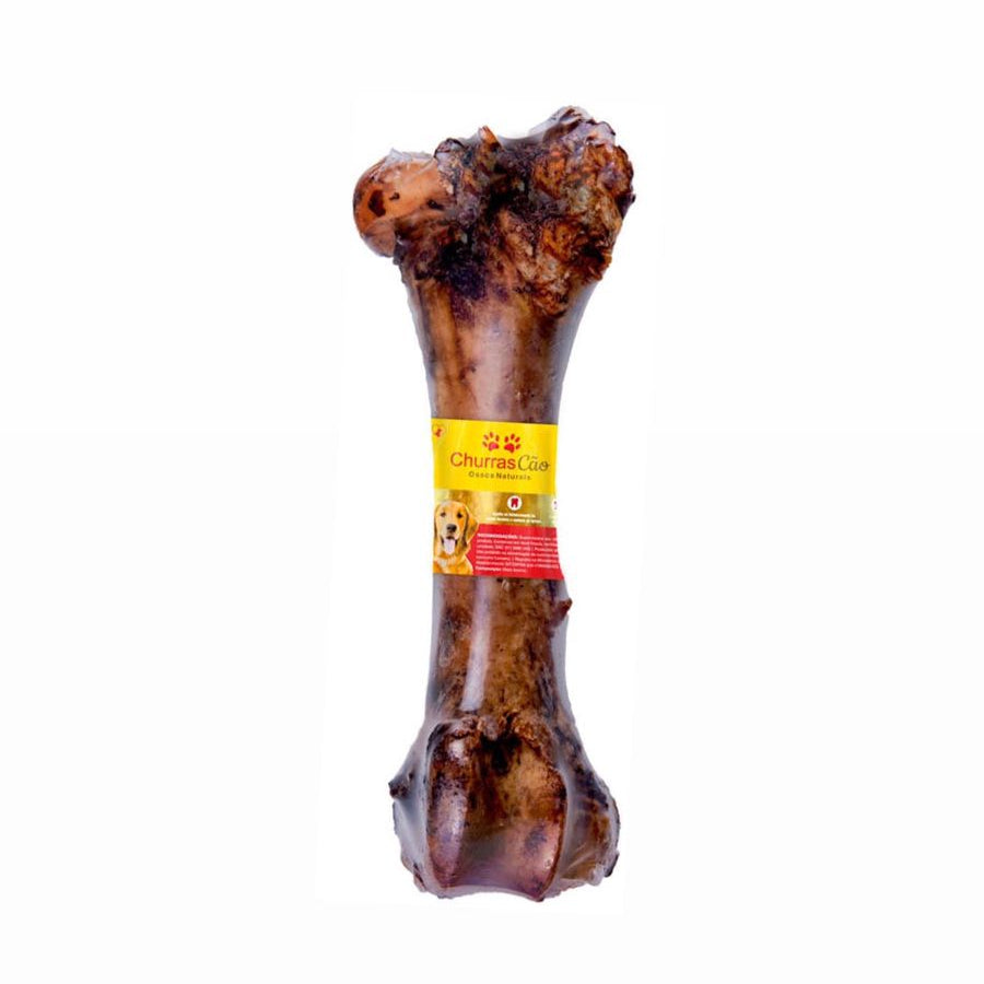 Petisco Natural para Cães Fêmur Bovino Defumado