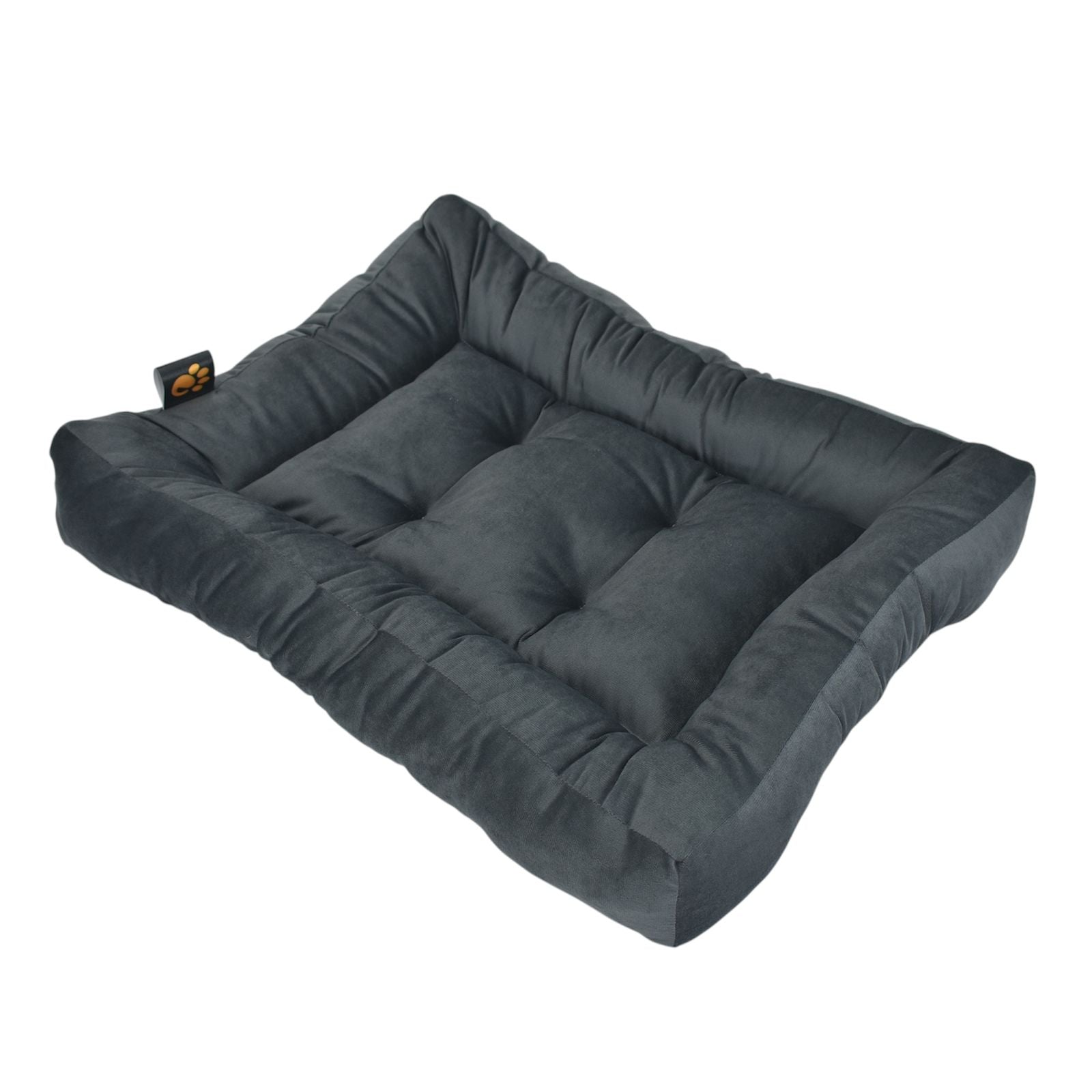 Cama para Cachorro Ferpa Pets Colchonete Quadrado Cinza P