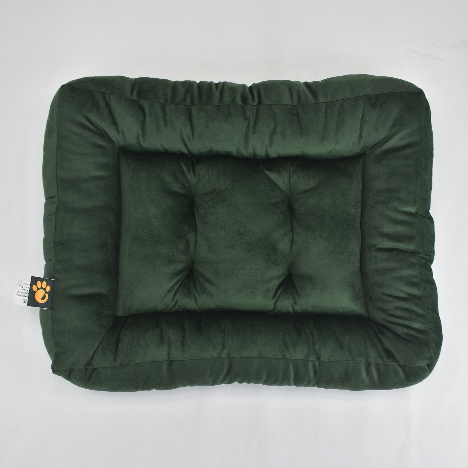 Cama para Cachorro Ferpa Pets Colchonete Quadrado Verde Escura G