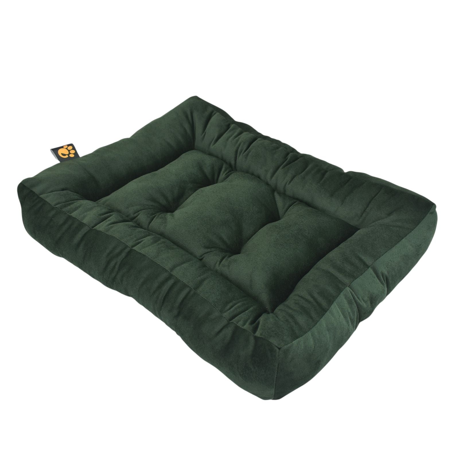 Cama para Cachorro Ferpa Pets Colchonete Quadrado Verde Escuro M