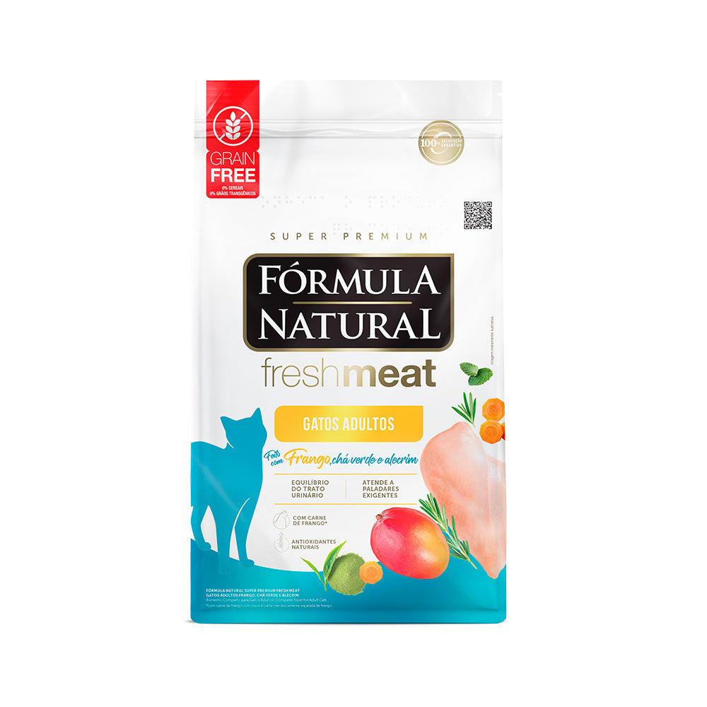 Ração Fórmula Natural Fresh Meat Gatos Adultos Frango 10,1kg