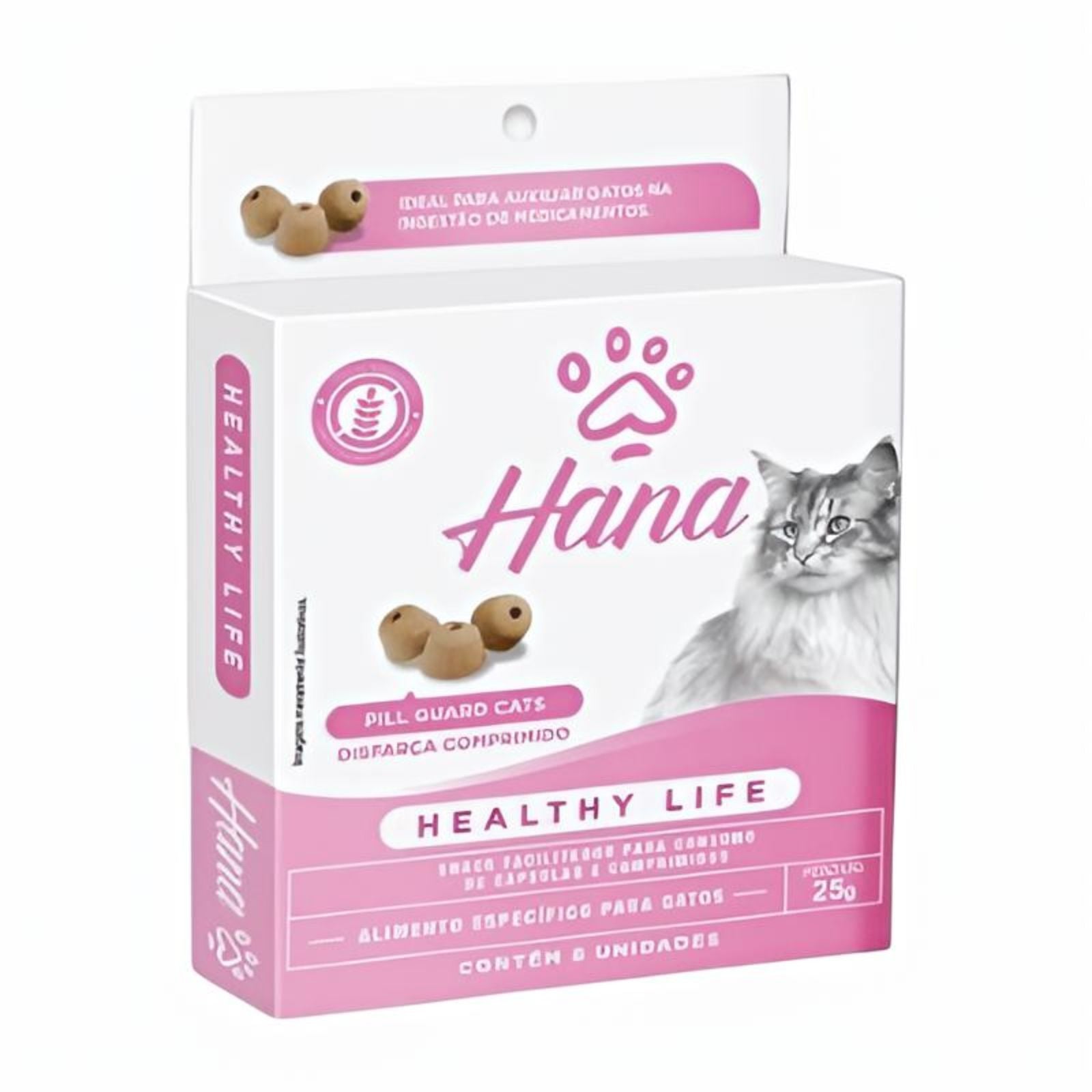 Snacks Hana Healthy Life Pill Guard Disfarça Comprimido para Gatos 25g
