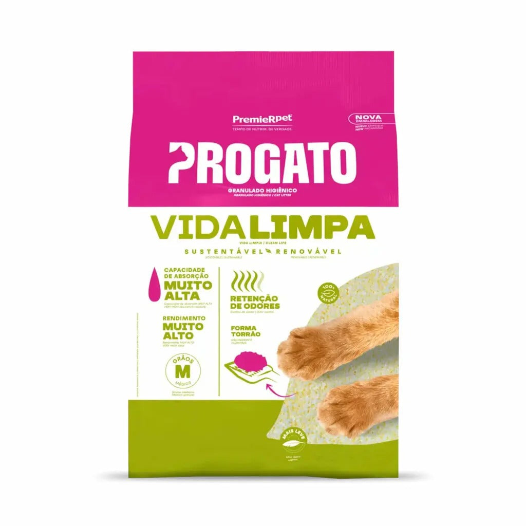 Granulado Higiênico Progato Vida Clean 10kg