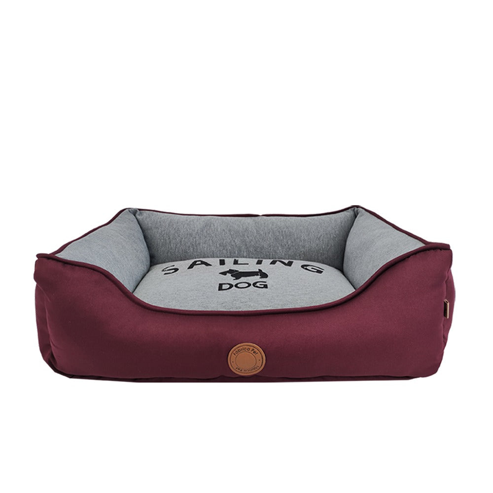 Cama Fábrica Pet London Vinho G