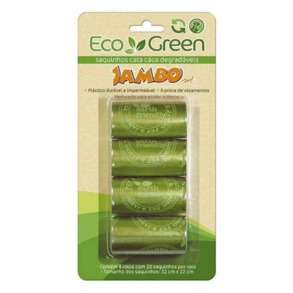 Refil Jambo Cata Caca Bio Eco Saco 4 rolos