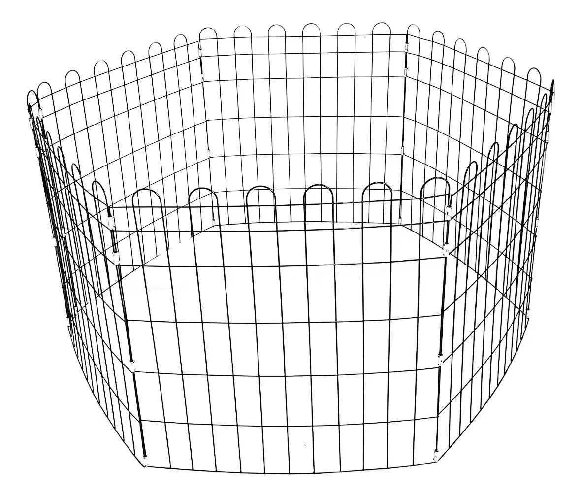 Cercado Aramado para Pets Preto 63cm