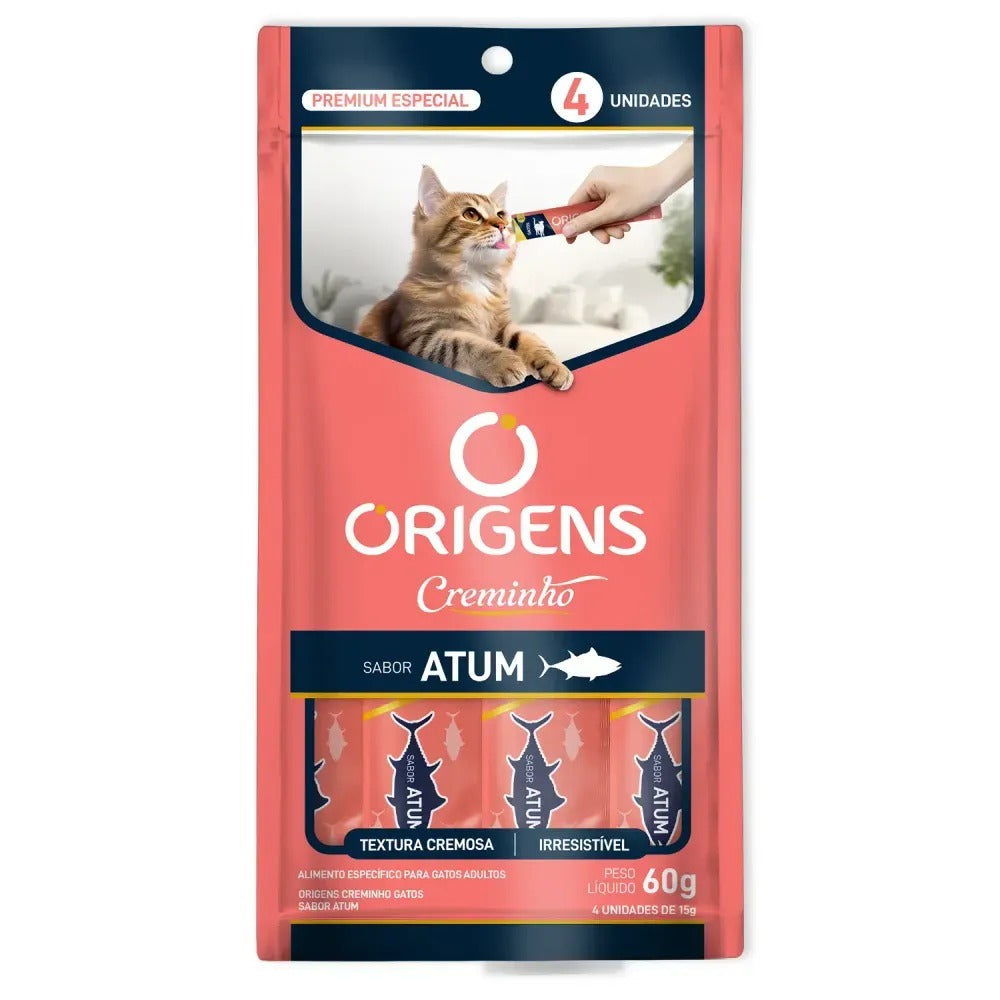 Petisco para Gatos Origens Creminho Atum 60g