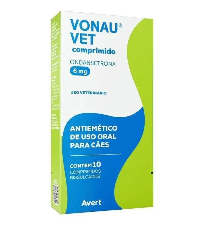 Antiemético Vonau Vet 6mg para Cães 10 comprimidos