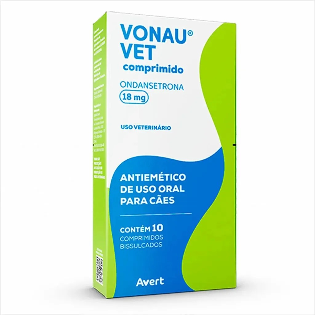 Antiemético Vonau Vet 18mg para Cães 10 comprimidos