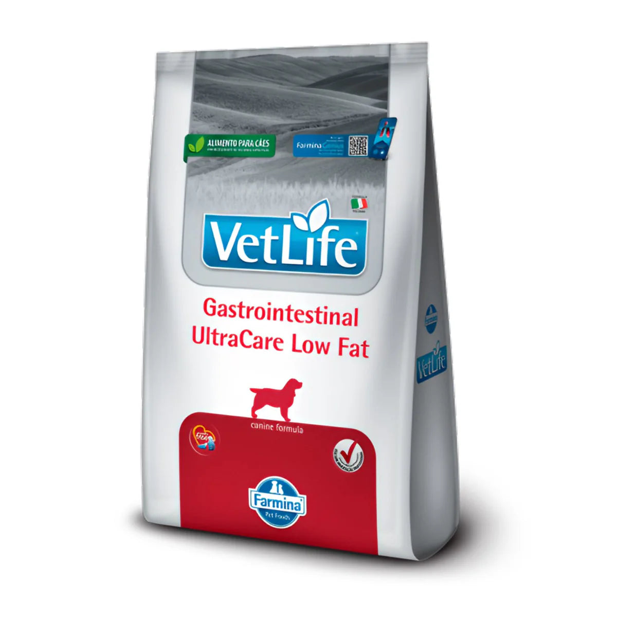 Ração Farmina Vet Life Adulto Gastrointestinal Ultracare Low Fat Cão 10,1kg
