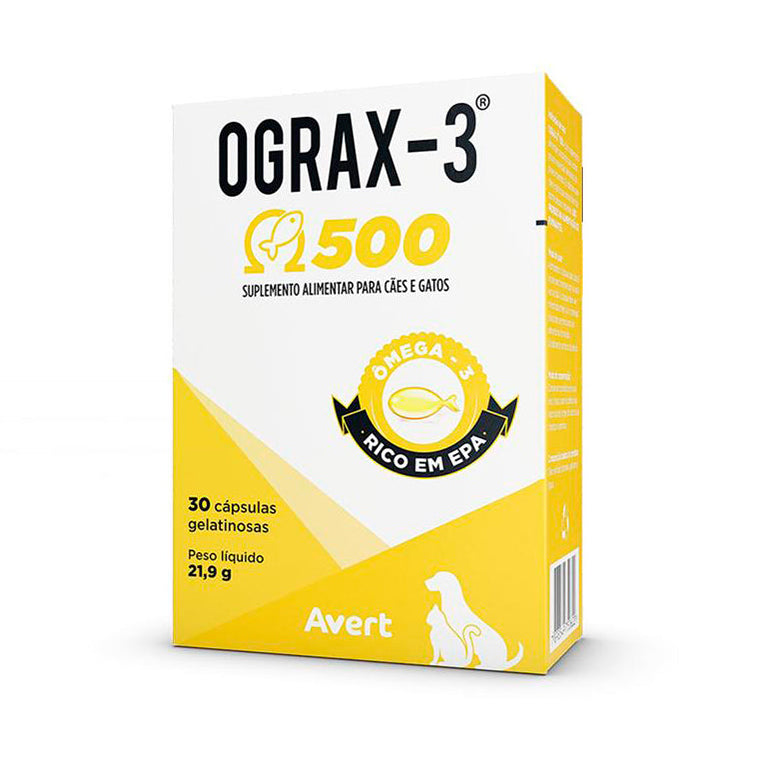 Suplemento Ograx-3 500 30 cápsulas