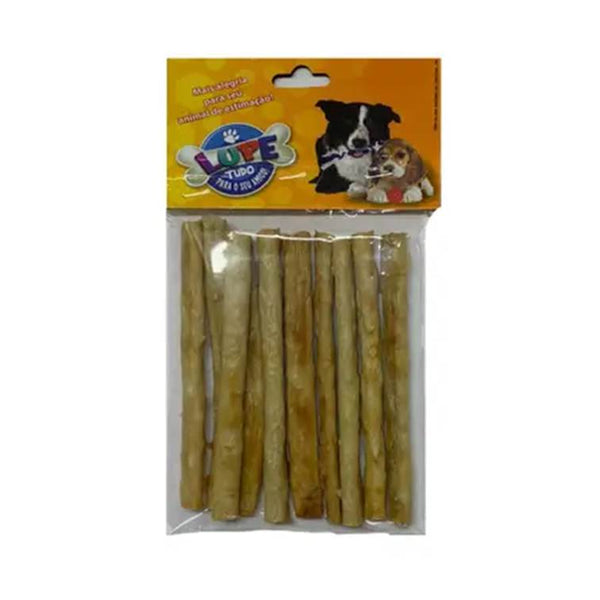 Petisco Natural para Cães Lupe Palito Colágeno Roll Mini Frango 500g