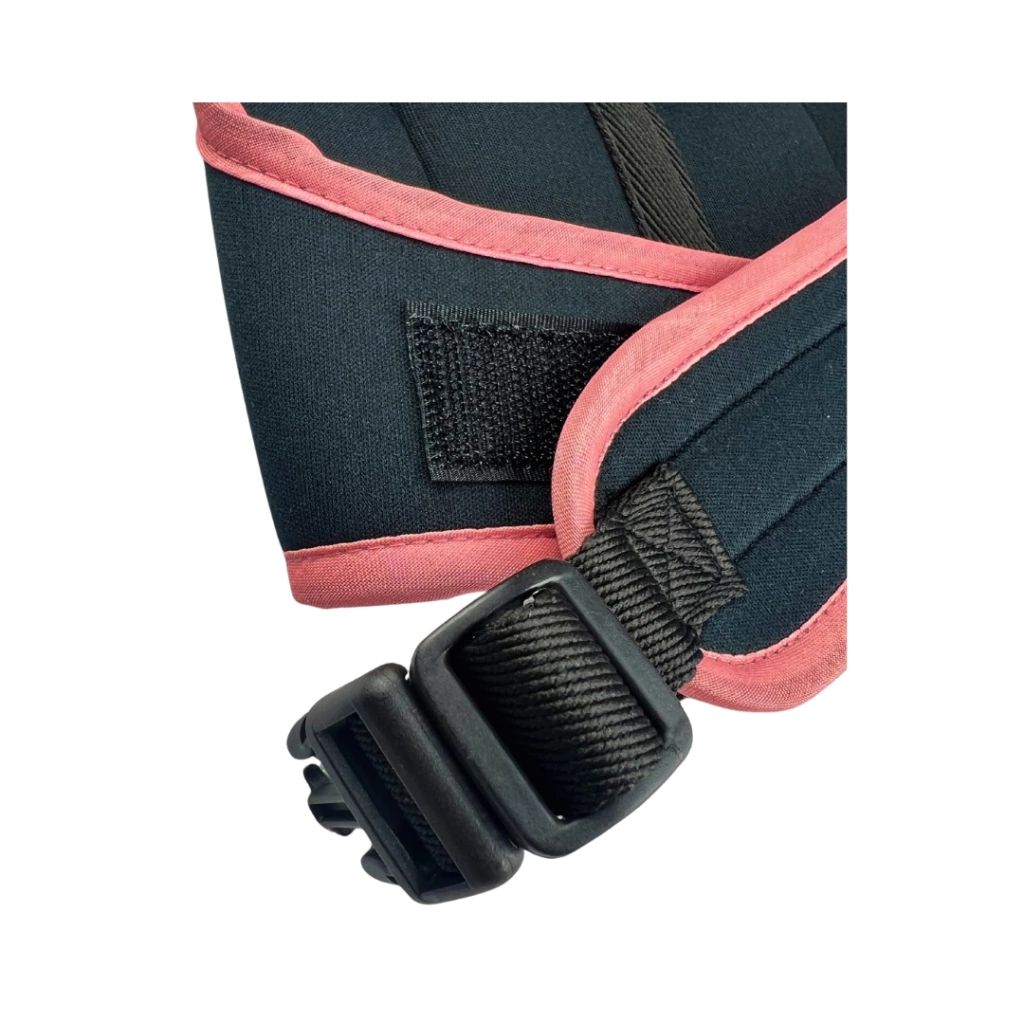 Peitoral Hug King Of Dogs Rose Preto M