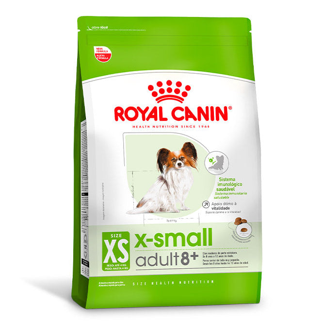 Ração Royal Canin X-Small Adult 8+ Cães 1kg