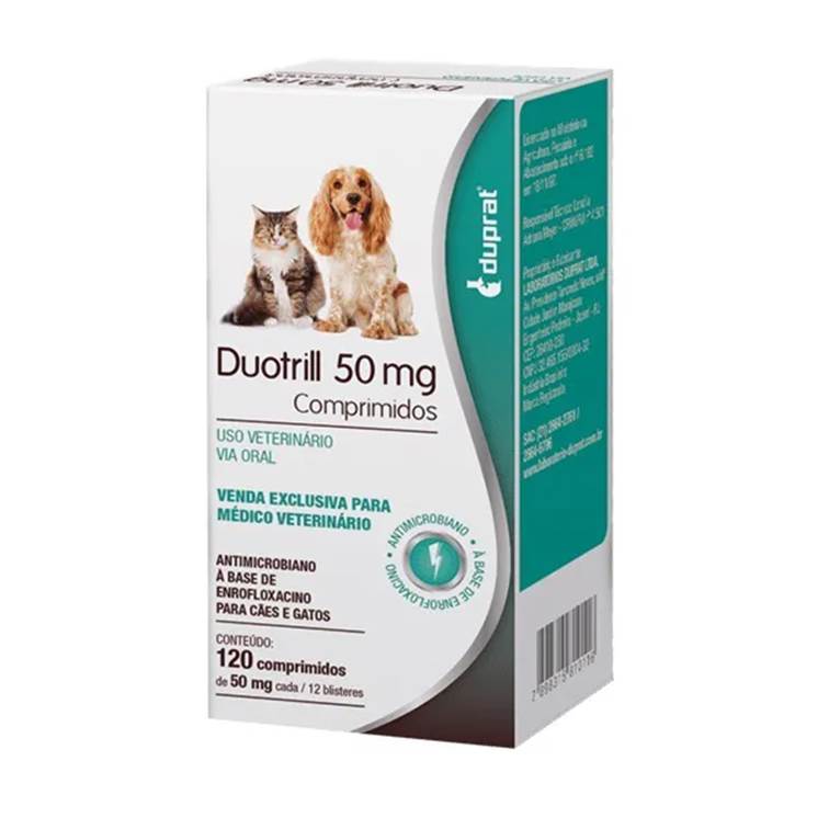 Antimicrobiano Duprat Duotrill 50mg Blister 10 Comprimidos