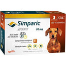 Antipulgas Cães Simparic 20mg 5,1 a 10kg 3 comprimidos