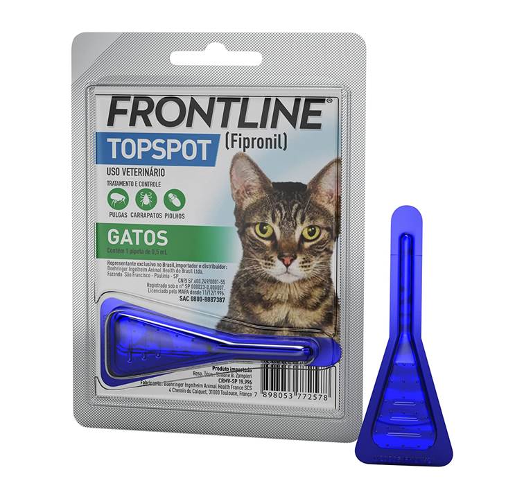 Antipulgas e Carrapatos Frontline Topspot para Gatos