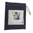 Bag Multifuncional Gato American Shorthair Azul