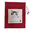 Bag Multifuncional Gato American Shorthair Vermelho