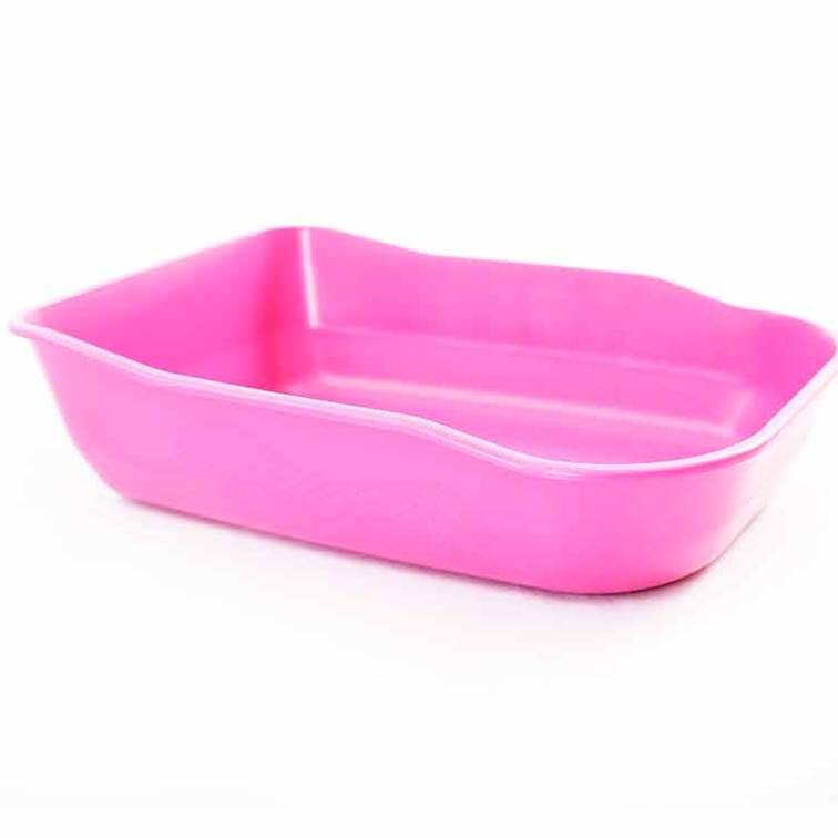 Bandeja Sanitária para Gatos DuraCat Single Rosa