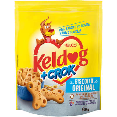 Biscoito Keldog + Crok Original 900g