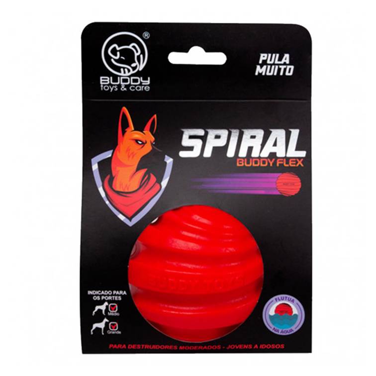 Brinquedo para Cachorro Buddy Toys Bola Spiral