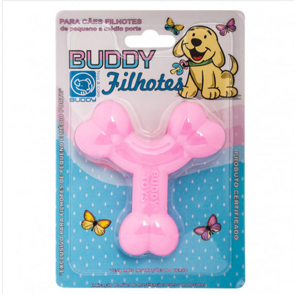 Brinquedo Buddy Toys Ossinho Filhotes Rosa