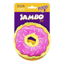Brinquedo para Cachorro Jambo Mordedor Pelúcia Food Donut Rosa Pequeno