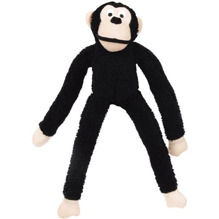 Brinquedo Jambo Mordedor Pelúcia Macaco Kelev Preto Grande