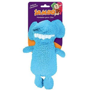 Brinquedo para Cachorro Jambo Mordedor Pelúcia Dentinho Elefante