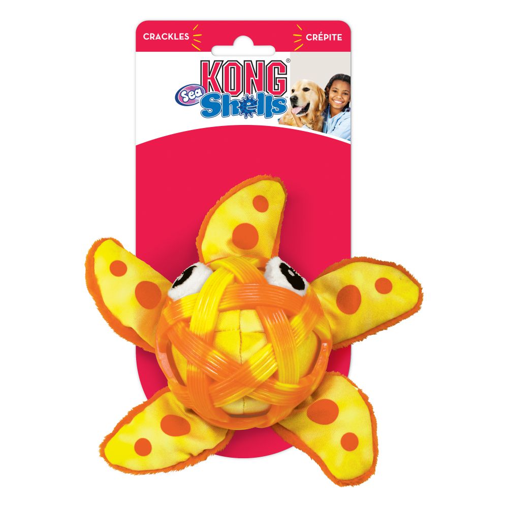 Brinquedo para Cachorro KONG Sea Shells Starfish Small/Medium