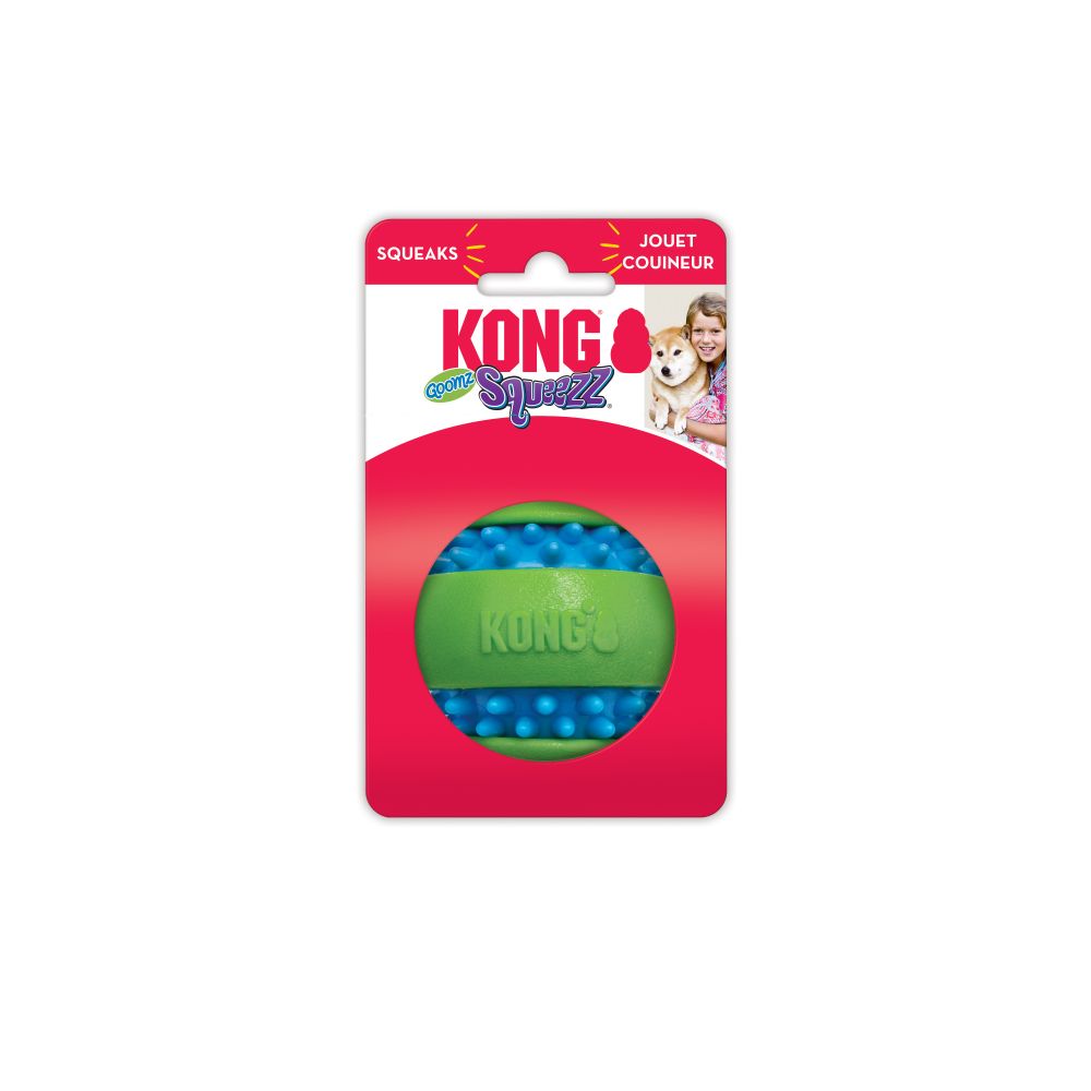 Brinquedo para Cachorro KONG Squeezz Goomz Ball Médio