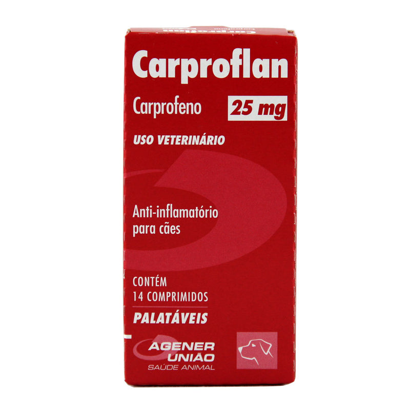Anti-inflamatório Carproflan 25mg 14 comprimidos