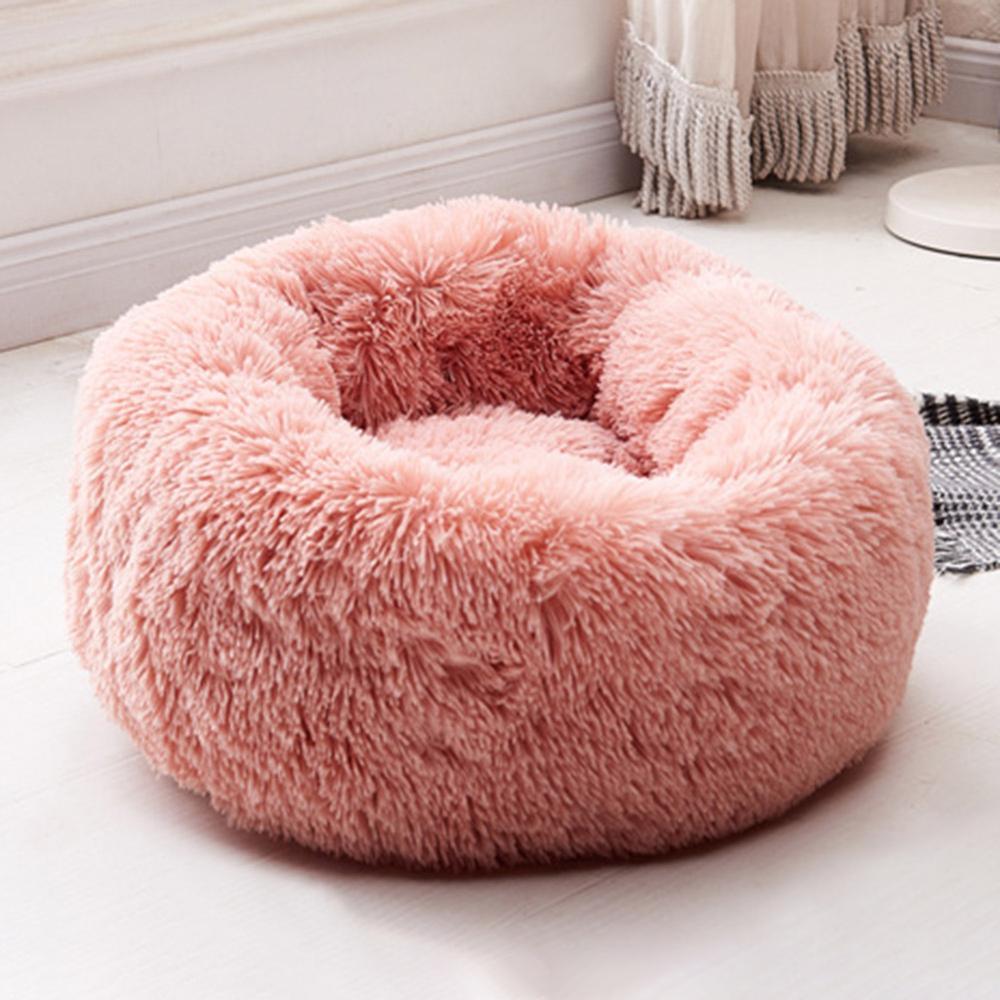 Cama Bicho com Luxo Puff Nuvem Rosa M