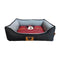 Cama Quadrada Fábrica Pet Disney Mickey Listra Preta G