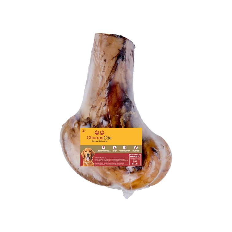 Osso Bovino Natural ChurrasCão Meio Fêmur Defumado