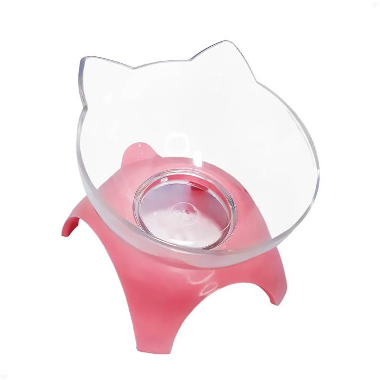 Comedouro Elevado para Gatos Cristal