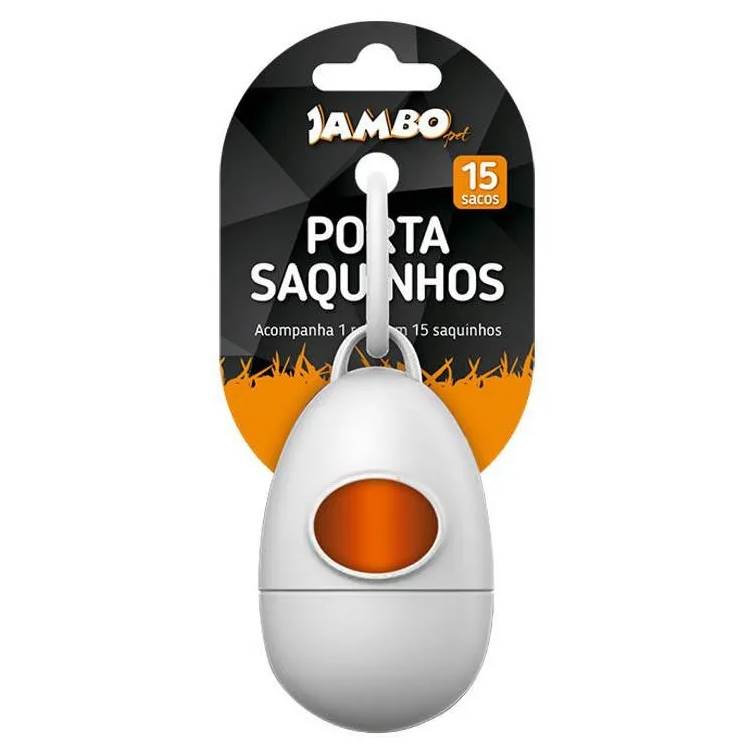 Dispenser Cata Caca Jambo Friend com 1 Rolo Branco