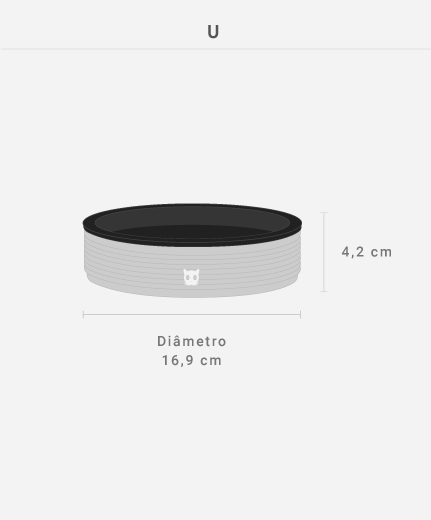 Comedouro para Gatos Zee.Cat Duo Bowl Black
