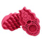 Escova de Borracha para Cachorro KONG Zoom Groom Rosa Grande