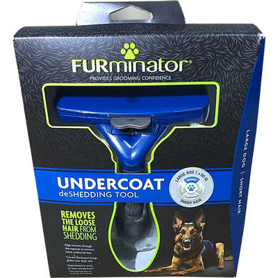 Escova New Furminator Grande Cães Pelo Curto